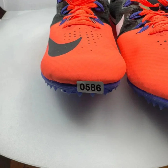 Nike Mens Zoom Rival S8 Lace Up Track/Spike Shoes 806555 804 Orange Size 11 - Picture 7 of 10